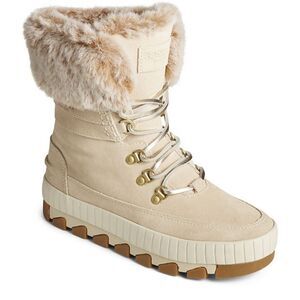 Sperry Torrent Lace-up Suede and Fur Boot